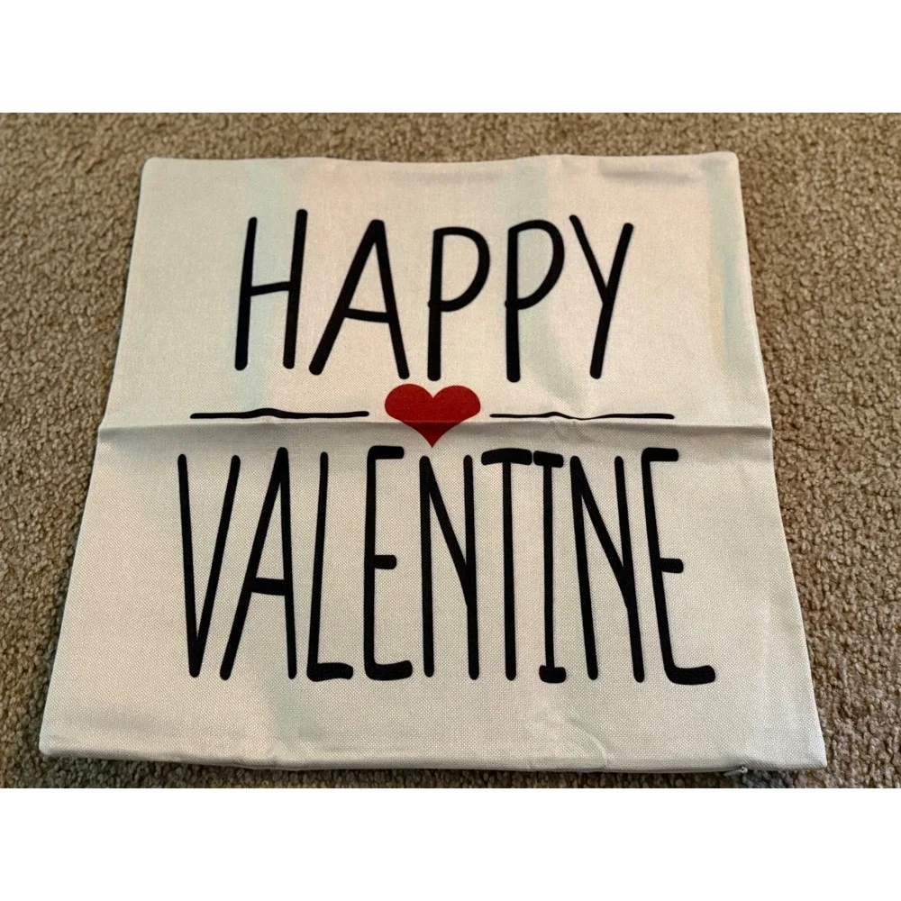 Ohok Valentine's Day Throw Pillow Covers‎ Set of 4 Gnomes Love Rae Dunn Style